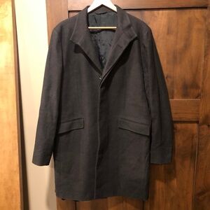 Theory Belvin wool-blend top coat XL